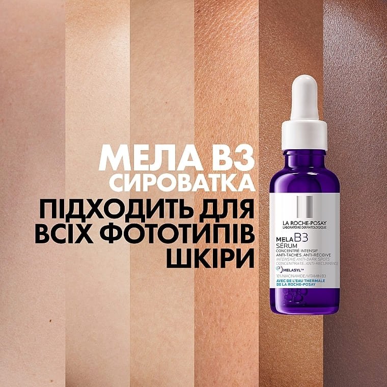 МЕЛА B3 підходить для всіх фототипів шкіри